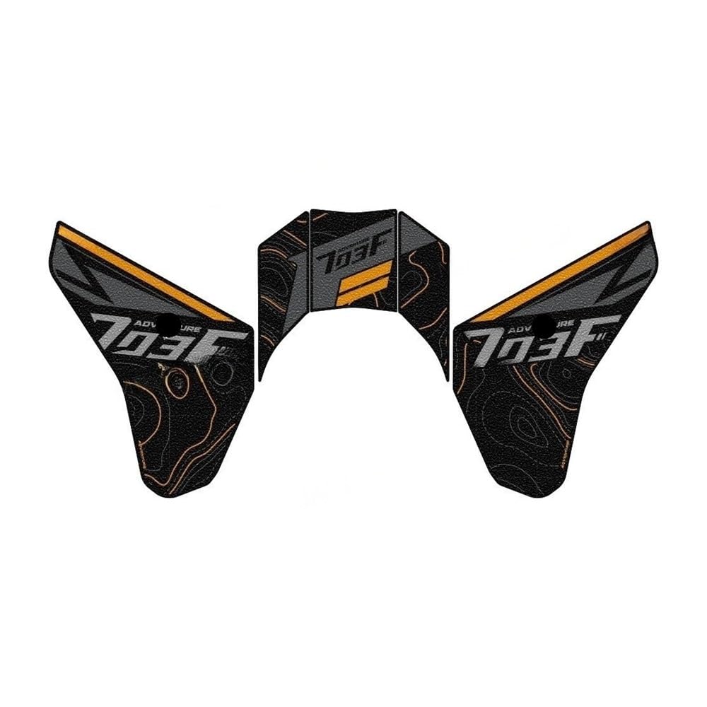 Autocollant reservoir moto pour éviter les rayures de genouillère 703F 2025