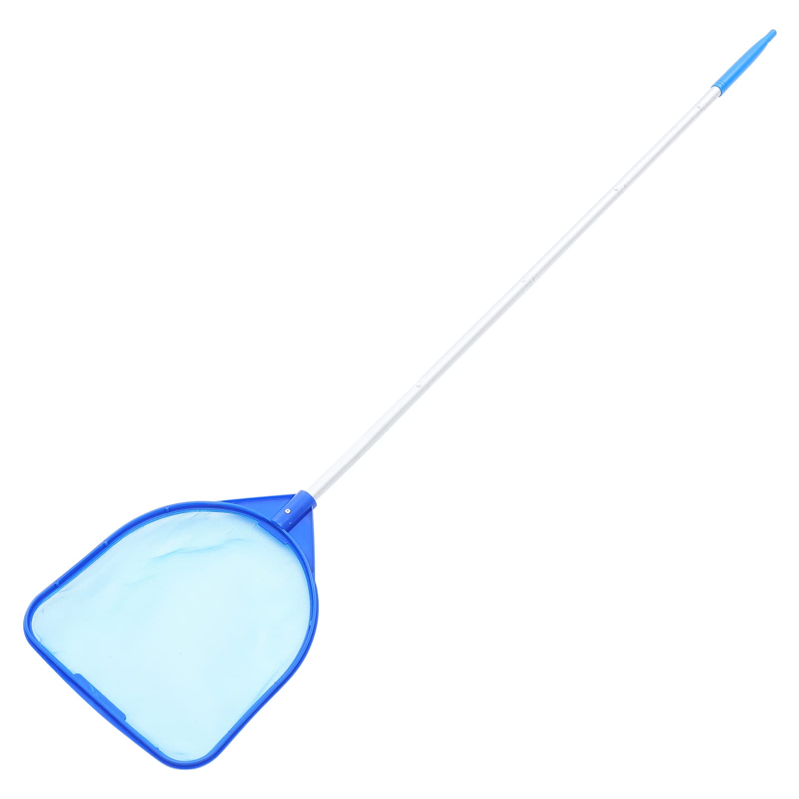 Sosoport 2 Piezas Red De Limpieza De Piscinas Cesta Flotadores De Piscina Inflables De Piscina Bañera Limpiador De Piscinas Nadar SPA Fuente De La Piscina Cosas De Piscina El Plastico Blue