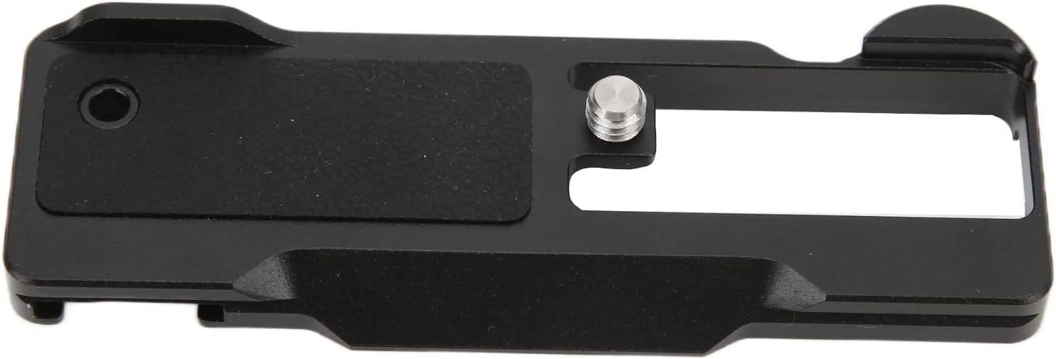 Yctze L Plate Base Bracket for ZV1 Camera, Quick Release Plate, Battery Compartment, Comfortable Hand, Cold Shoe, Compatible with Microphone Fill Light, Aviation Aluminum Alloy,