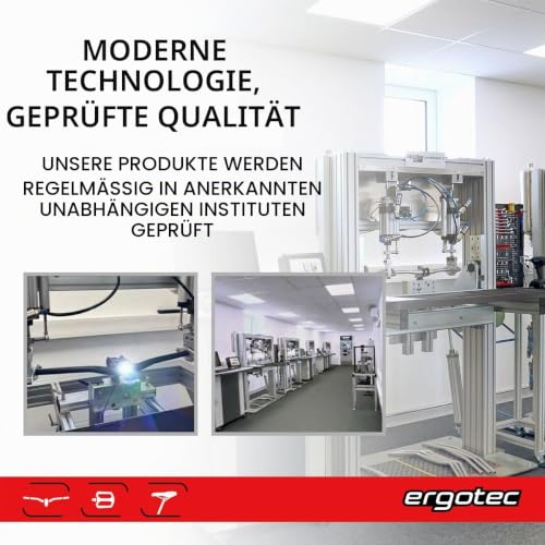 ergotec 344122 Fahrrad Lenkergriffe ALS-09/1 / Leder-Kraton Fahrradgriffe, schwarz, 135/92mm – Ansicht 5