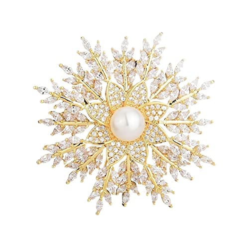 Broche tournesol pour manteau et veste accessoire chic de soirée