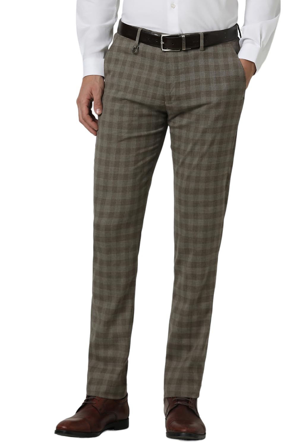 peter england Men's Slim Work Utility Pants-picture-18