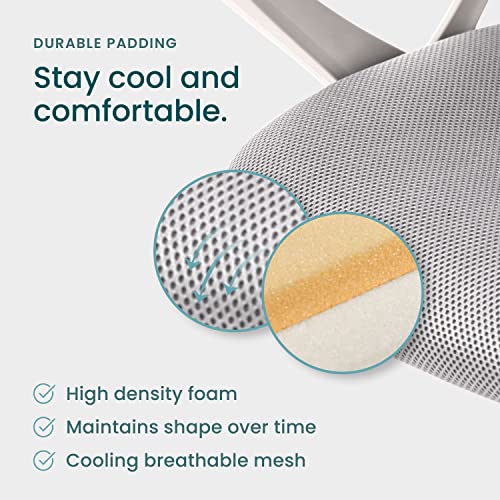 Office Chair Mid Back Computer Chair Ergonomic Mesh Computer Desk Chair With Lumbar Support Armrest, Executive Height Adjustable Swivel Task Chair For Women Adults #TOP6