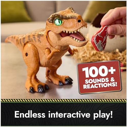 PRIMAL HATCH Jurassic World Interactive Toy Dinosaur & Egg, Hatch & Train Your own Baby Dino with 100+ Sounds & Reactions, Kids Toys for Boys & Girls Aged 5 & Up - 5