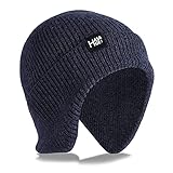 HASAGEI Wintermütze Atmungsaktiv Strickmütze Winter Thermo Mütze Weich Sportmütze Skimütze für Herren und Damen Outdoor