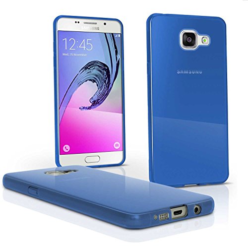 Todobarato24h Funda TPU Lisa Compatible con Samsung Galaxy A5 A510F 2016 Azul