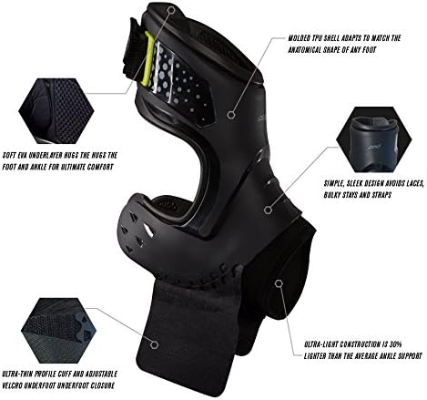 DonJoy Performance POD Ankle Brace, Best Support for Stability, Ankle Sprain, Roll, Strains for Football, Soccer, Basketball, Lacrosse, Volleyball