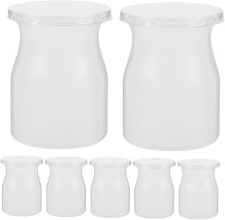 Cabilock 20Set Frosted Yogurt Containers with Lids Dessert Cups for Pudding Mousse Snacks Versatile Storage for Home Office Parties present for Cooking Enthusiasts