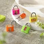 4PCS Luggage Locks, Kaloo Small Mini Suitcase Padlock Locks with Keys, Strong Copper Lock Core with Plastic Shell (Unique Icon Patterns for Effortless Lock Matching) - Image 2