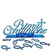 HLFMQZEI Cresima Comunione,Comunione,Prima Comunione,Decorazione da tavola,Una Decorazione Comunione e 20 PCS coriandoli a Forma di Pesce