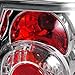Coolstuffguru Compatible with Volkswagen Jetta Mk4 Chrome Clear Altezza Tail Lights