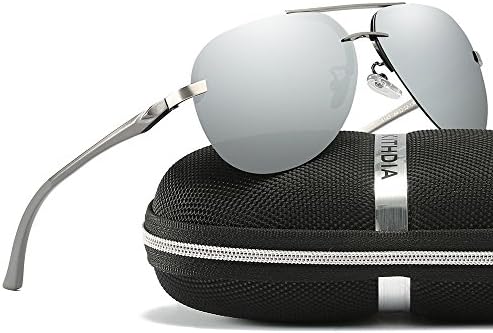 Kithdia Mens And Womens Classic Al-Mg Metal Frame Polarized Driving Sunglasses S143