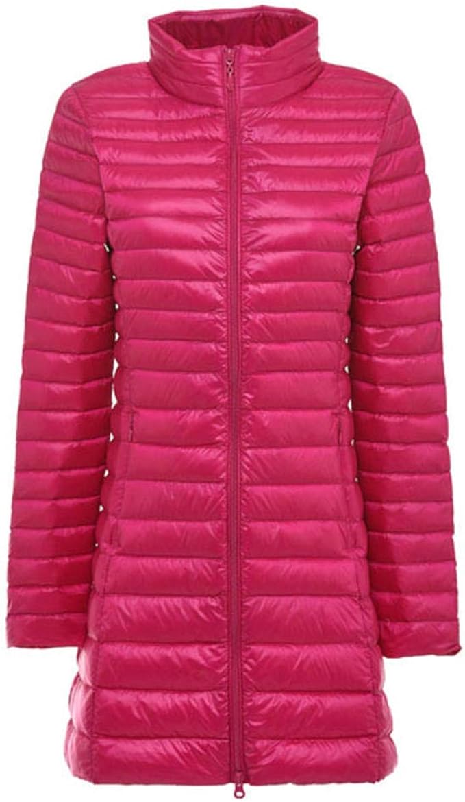Women's Down Jacket, Fashion Slim Keep Warm and Windproof Down Long Jacket Suitable for Outdoor