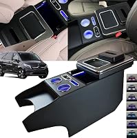 QSULNN Mercedes V-Class V220 V260 V250 W447 Középkonzol Tárolódoboz LED USB 1