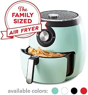 Dash DFAF455GBAQ01 Deluxe Electric Air Fryer + Oven Cooker with Temperature Control, Non