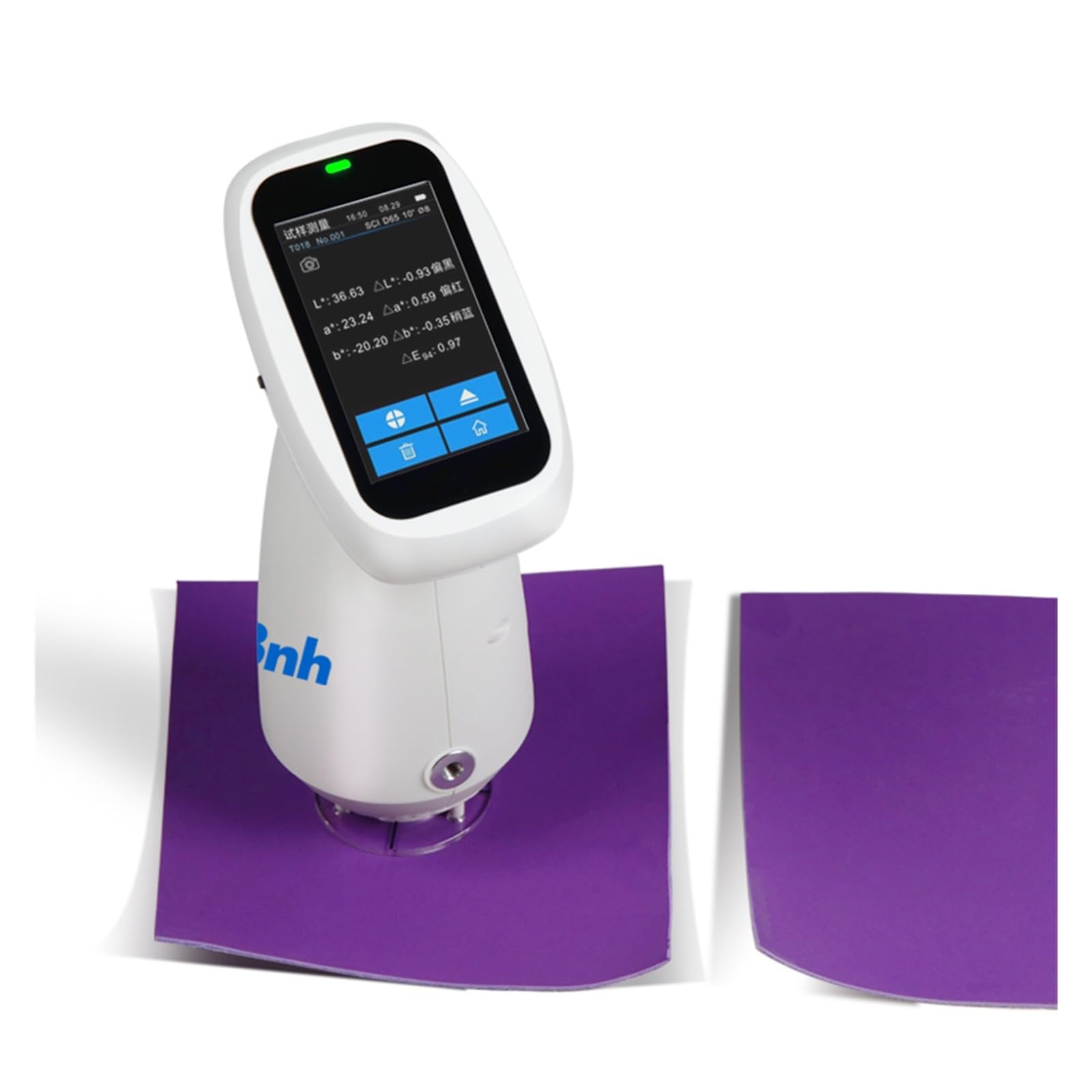 Spektrometer, 3nh Digitales Daten-Farbspektrophotometer, Tragbares Handkolorimeter Aus Edelstahl For Die Laboranalyse, LED-Anzeige