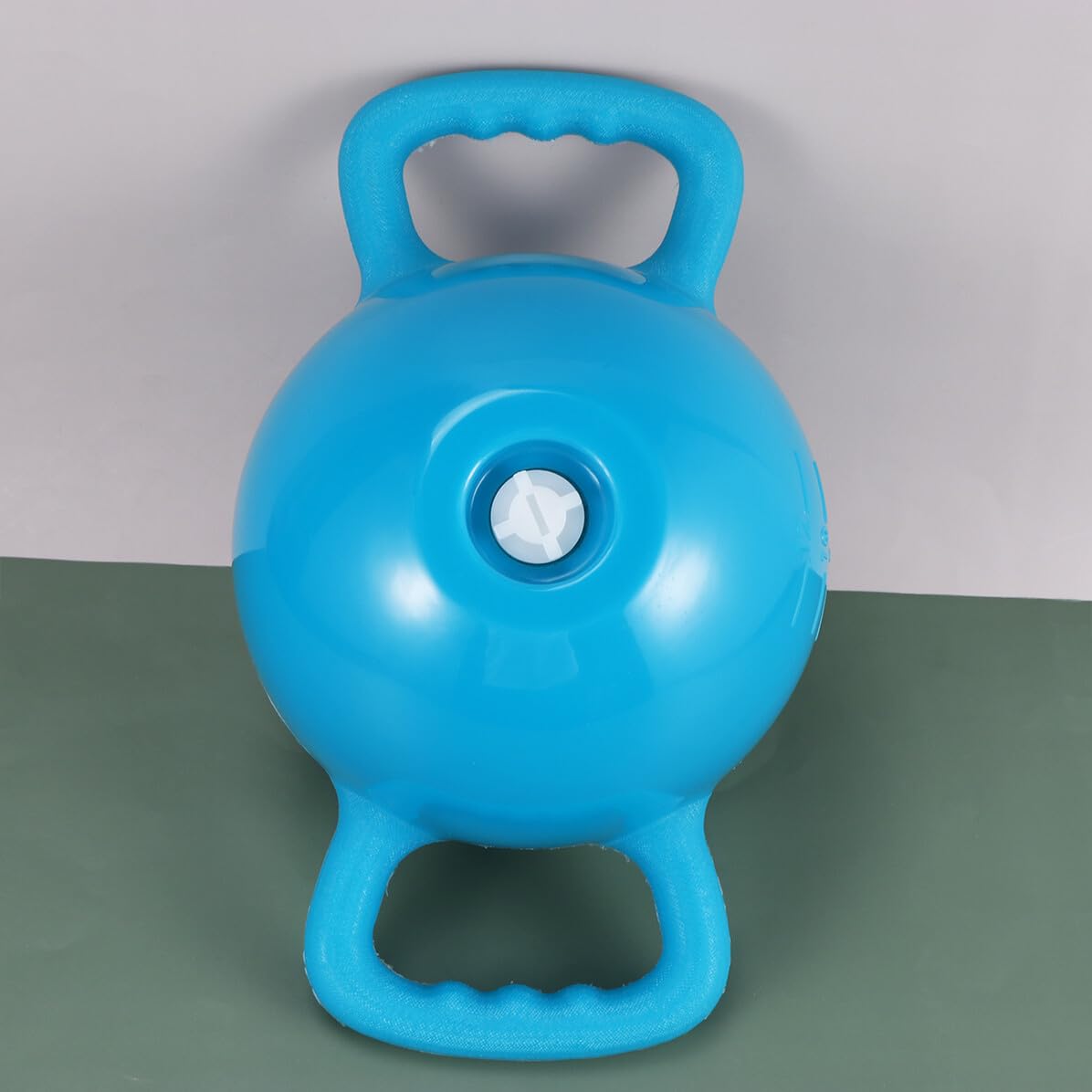 Regulowany Kettlebell Do z Podwójnymi Uchwytami Sprzęt Fitness z PVC z Płaskim Dnem Fioletowy Do Pilates Gimnastyki i Treningu Siłowego dla Kobiet i Mężczyzn