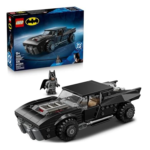 LEGO DC Batman: The Batman Batmobil - Kinder Spielzeug - Spielset mit Modellauto und Superhelden Minifigur für Kinder ab 9 Jahren - Kreatives Geschenk für Jungen, Mädchen und Fans - 76332