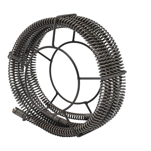 Spirale de nettoyage de tuyau de 7 m, spirale de tuyau de 22 mm, spirale de vidange avec ressort de 3,5 m, arbre de nettoyage pour tuyaux de 30 à 200 mm, déboucheur de tuyaux et déboucheur de