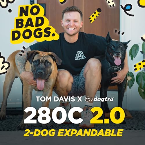 Image of Dogtra E-Collar Tom Davis 280C 2.0 [2025 Edition], Boost & Lock, Waterproof, 1 /2-Mile Range Dog Training Collar with Remote, Rechargeable, 127 Levels, Vibration, Bungee, No Bad Dogs Trainers