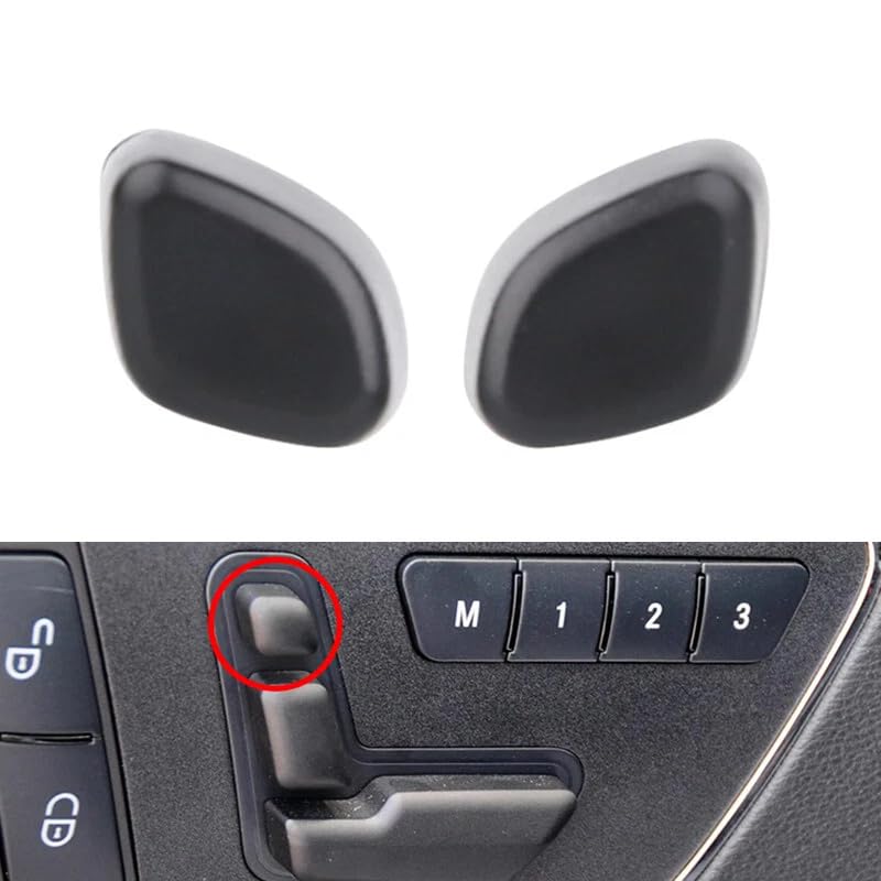 Boutons d appuie tête Mercedes W204 W212 en ABS renforcé pour ajustement fluide du siège auto