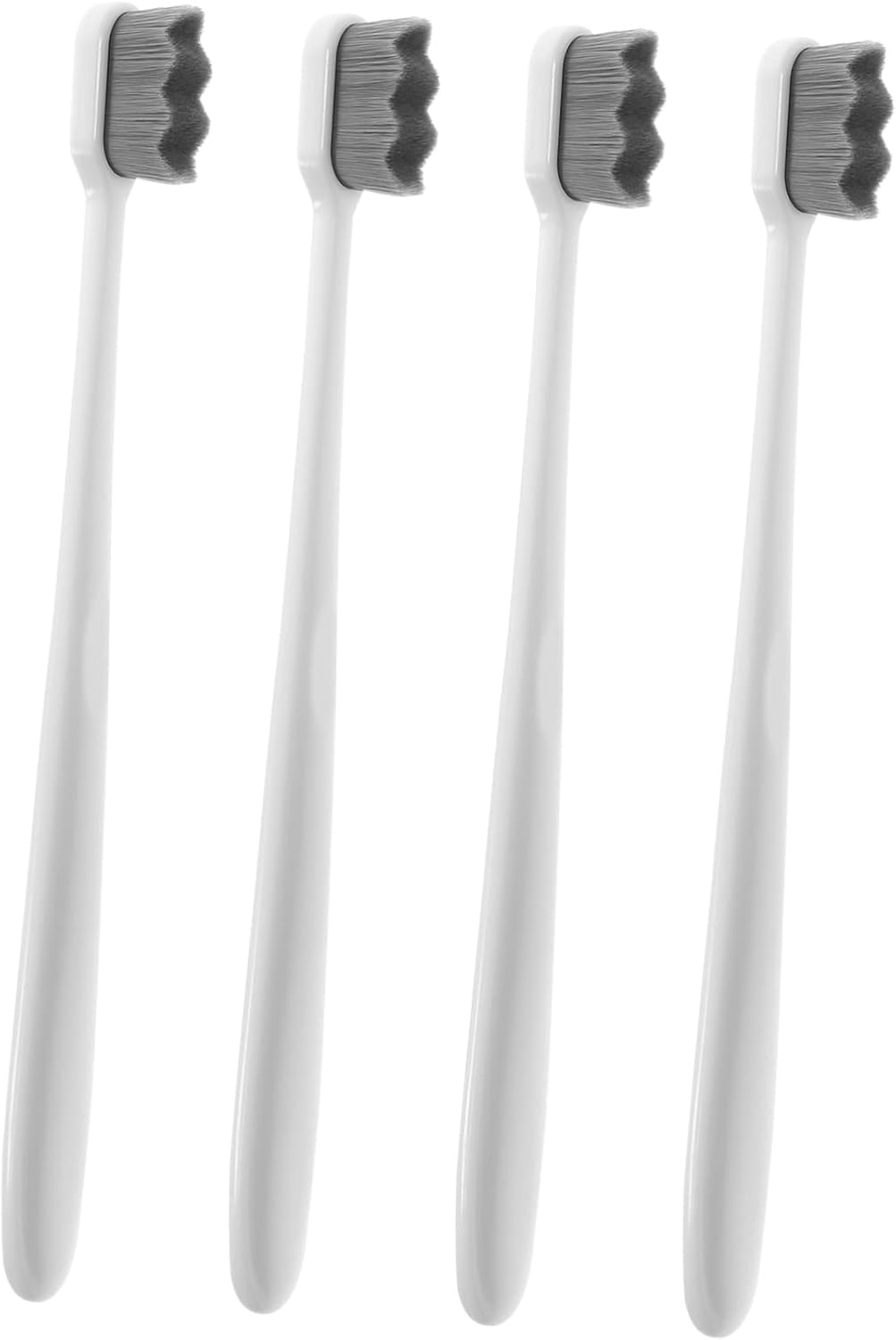 4Pcs Extra Soft Small Adult Toothbrushes Foldable Travel Toothbrush Lightweight Portable for Camping Business Trips and Daily Oral Care