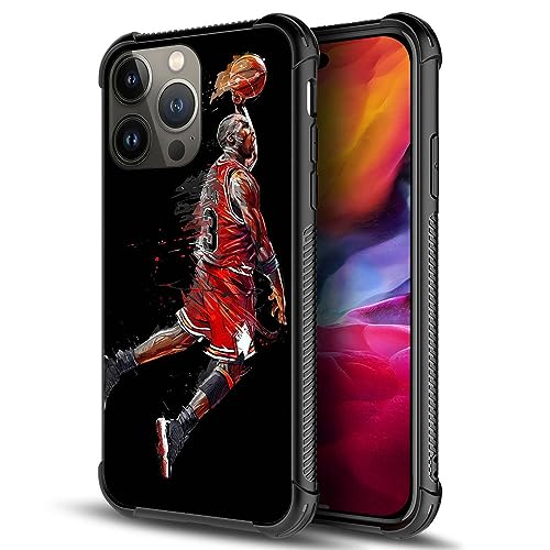 Coque antichoc iPhone 13 Pro Max basket-ball évite les rayures