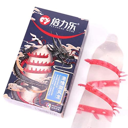 SHOPERIYA Long Dotted Super Lubricated Time Delay Condom For Men-image-0