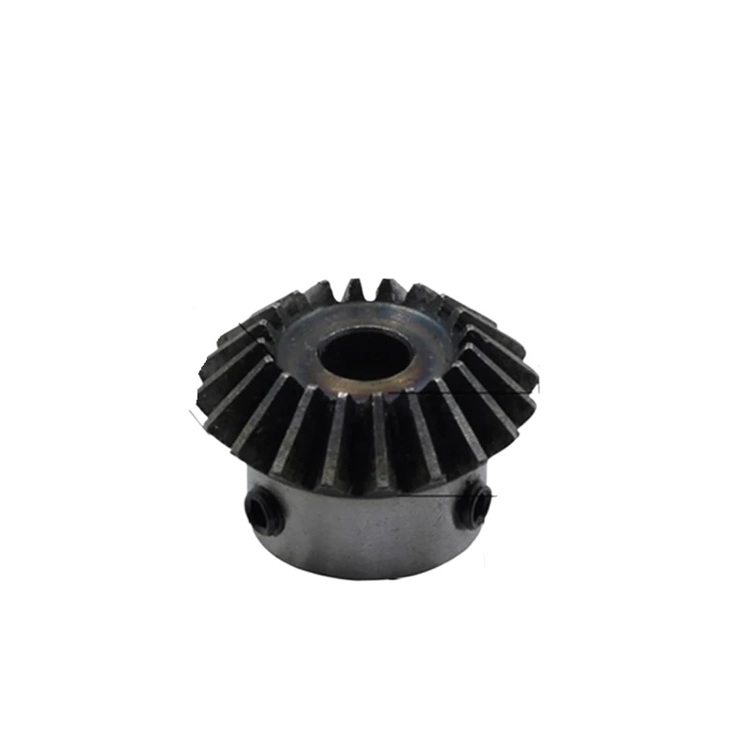 2Pcs Bevel Gear 1.25M 20Teeth Inner Hole 8/10 Mm Gear 90 Degrees Meshing Angle Steel Gears Screw Hole M5(10mm)