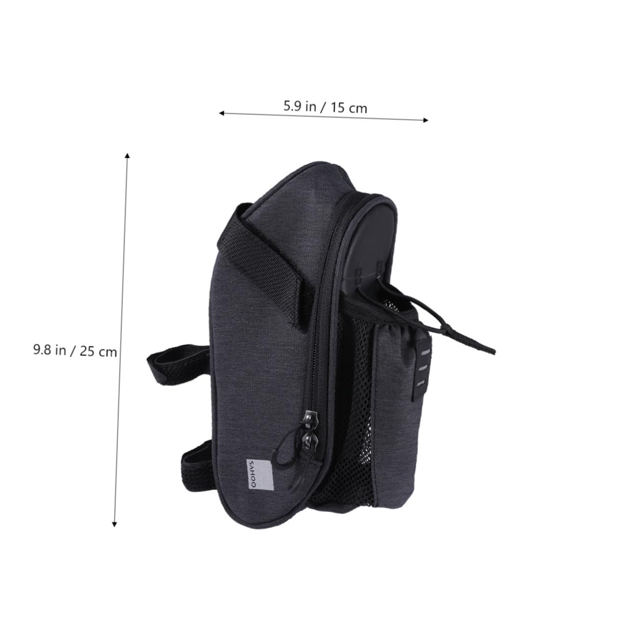 Hemoton Bike Trunk Bags Rear Rack Durable Easy to Install Reflective for Night Safety 1.8l Volume