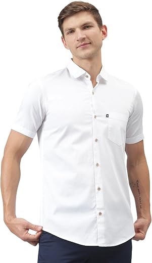 Thomas Scott Men's Casual Shirt | Regular Fit | Soft &amp; Comfortable Fabric | Perfect for Office, Outings &amp; Everyday Wear
