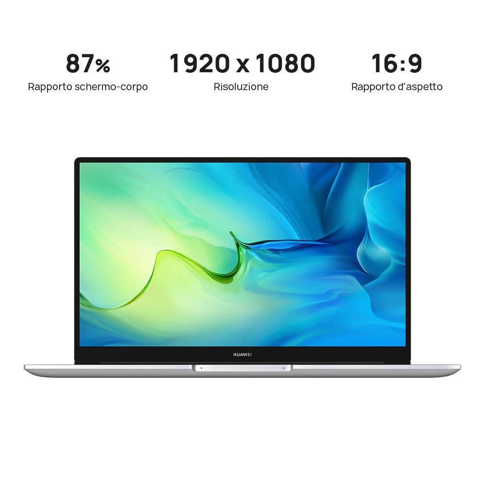 HUAWEI MateBook D 15 Laptop, Notebook PC Portatile da 15,6