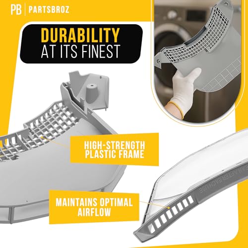 Image of PartsBroz Lint Filter & Screen Housing for LG DLG3401W Dryer Lint Filter Trap Screen Cover Housing Replacement
