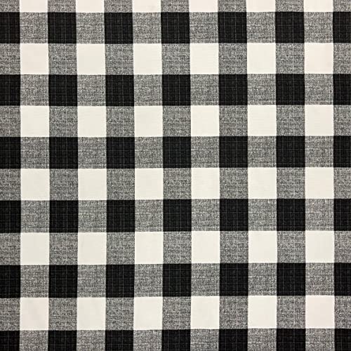 Resort Spa Home Decor Rsh Décor Indoor Outdoor Set Of 2 Tufted Bistro Cushion, 16”, Choose Color (Black Buffalo Plaid), 16'' #TOP1