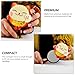 Pocket Mirror Hand Mirror Maneki Neko Handheld Japanese Lucky Cat Fortune Cat Design Lightweight Portable Travel Makeup Random Color Double Sided