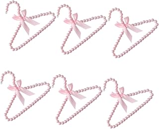 JECOMPRIS 6 Piezas Perchero pequeñas Perchas Perchas para bebé recién Nacido pequeño Estante Chicas Perchas de Secado Perchas para Ropa de el plastico Rosa