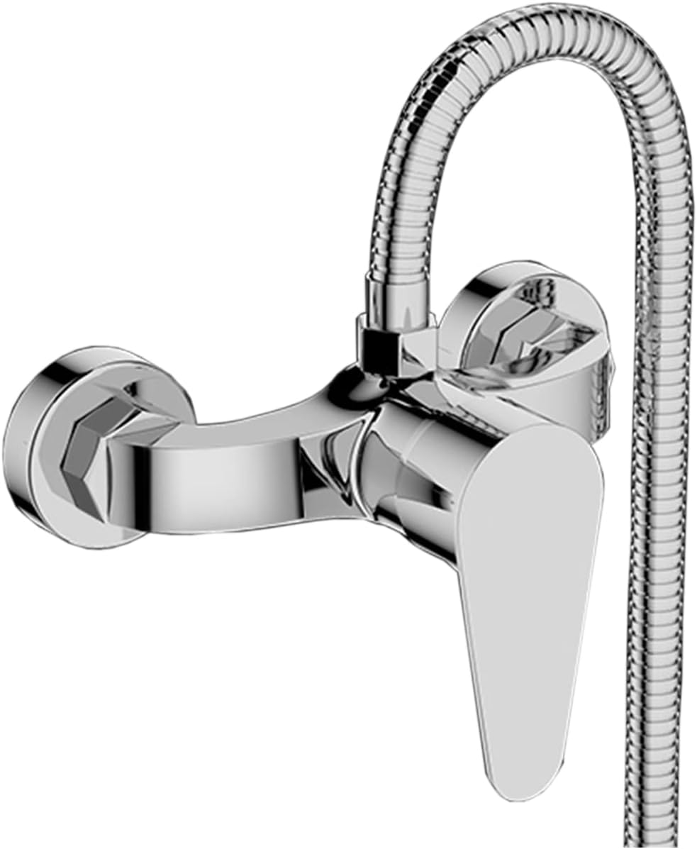 Shower Splitter with Shut Off Brass Shower Splitter Valve Hot and Cold, Ceramic Tee Shower Mixing valveShower Splitter Valve