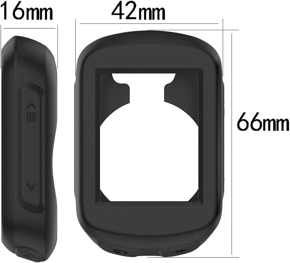 shuaxi screen protector for garmin edge 130130 plus gps 31pack and silicone case cover tempered glass film anti scratch high definition full cove