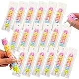 【嬉しい 縁日 用品】 メンダコ えんぴつ セット 個包装 ロケット鉛筆 〔 お祭り/イベント/子供会/露店/縁日 〕 縁日 景品 文房具 可愛い 女の子 小学生 【K-Bright感謝のカード】 (25本)