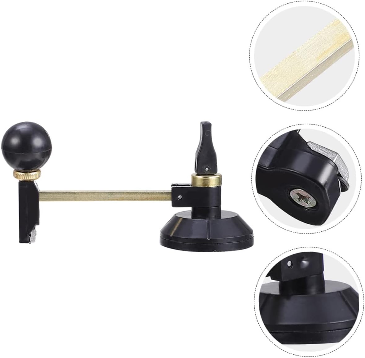 Hohopeti Glass Cutting Compass Cutter Tool for Precise Circle Cutting Diameter for Home Use and Professional Glass Processing