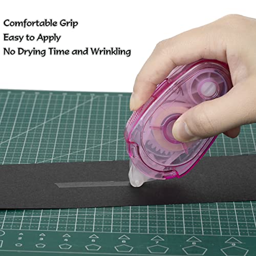 Xuxu Double-Sided Tape Roller With Tape Refills, Craft Glue Tape Runner, Adhesive Craft Tape Dispenser For Scrapbooking Journaling, 8Mm X 209.97Ft #TOP4