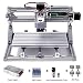 DIY CNC Router Kits 3018 GRBL Control Wood Carving Milling Engraving Machine (Working Area 30x18x4.5cm, 3 Axis, 110V-240V), with ER11 and 5mm Extension Rod