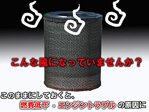 Amazon | エアフィルター エアクリーナー エアエレメント トラック用