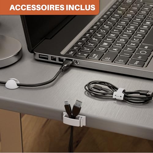 Chemin de cable pour ranger les multiprises sous le bureau - 5