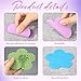 Pasimy 36 Pcs Spring Flowers Colorful Spot Markers Dots Flowers Shape Carpet Floor Spots Flexible Carpet Dots for Spring Decor Flexible Seating Kindergarten Teachers Gym Dance Decoration