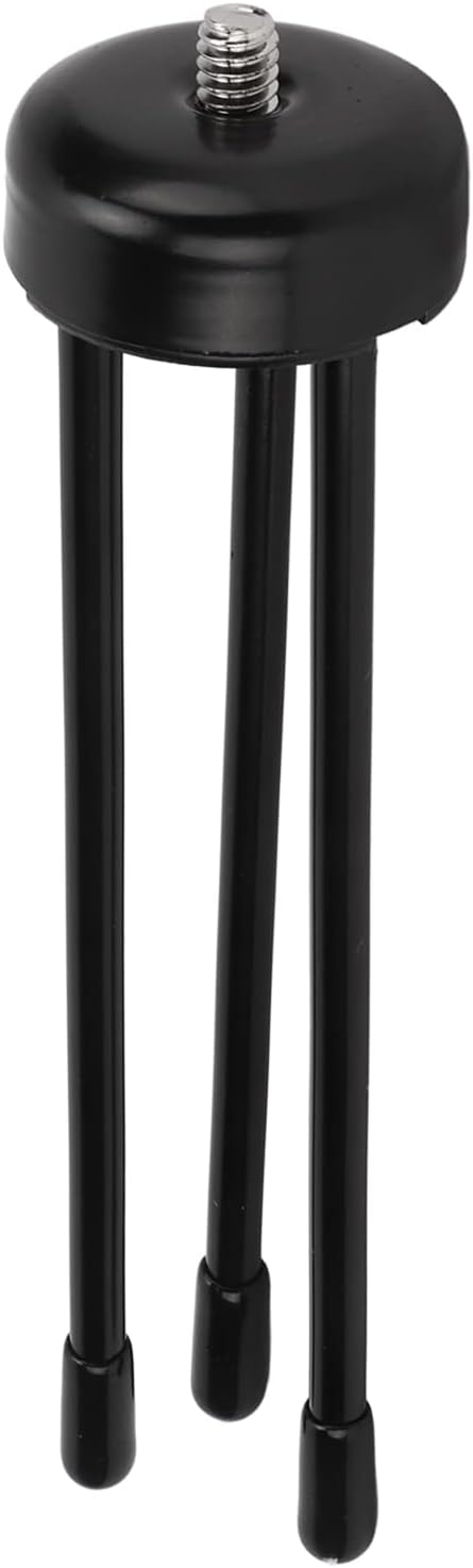 Stainless Steel Tabletop Tripod for Selfie Stick, Cell Phone, Camera - Portable, 1/4in Screw Interface, Wide Applications, Matching Use, Compact and Portable