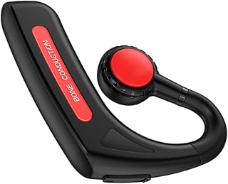PartyKindom Fones De Ouvido De Condução Óssea Fones De Ouvido Esportivos Sobre A Orelha Fones De Ouvido Fones De Ouvido De Treino Fones De Ouvido Com Ganchos Fones De Ouvido Esportivos Abs