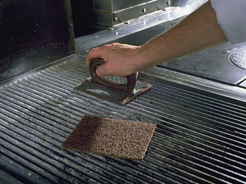 Image of 3M Scotch-Brite Heavy Duty Griddle Pad 82, 4.5 in x 5.5 in, 10 /Box | 4 Box /Case