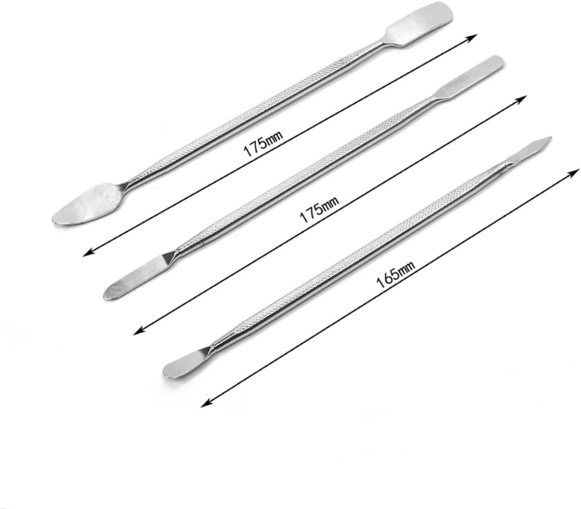 3-Piece Metal Opening Pry Tool Set for Mobile Phones Tablets and Laptops Compatible Electronics Repair Sturdy and Lightweight Design