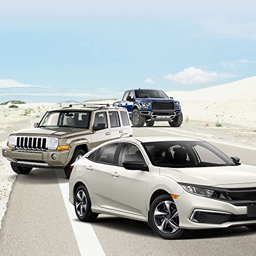 Jijigua Grille For 1977-1980 Silver W/Blk Insert Plastic,Easy To Install,Adapt To Your Car,Free Return #TOP7